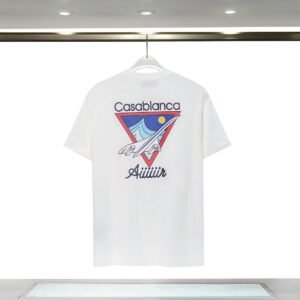 Casablanca Triangle Print White T-shirt