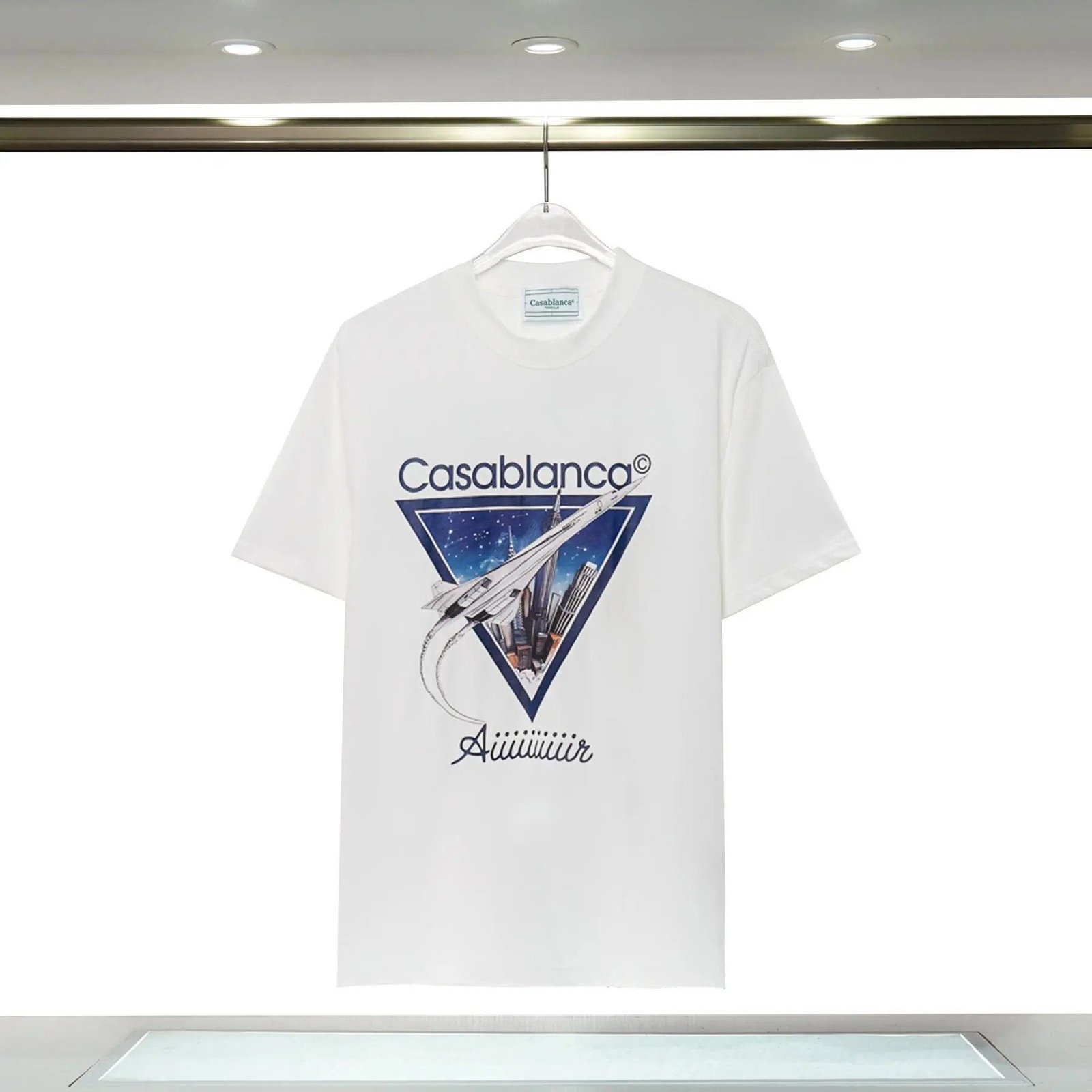 Casablanca Universe Wind White T-shirt