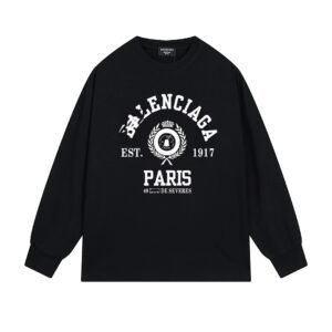 Balenciaga retro black long-sleeve