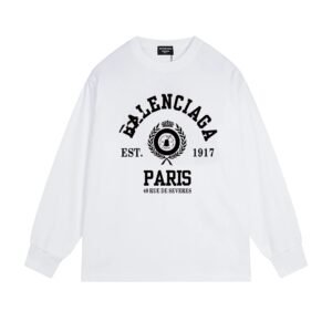 Balenciaga retro-style white T-shirt