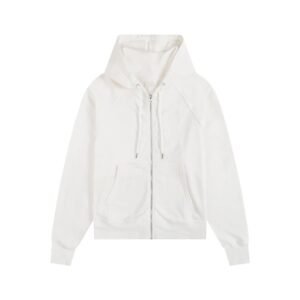 AMI simple style white hoodie