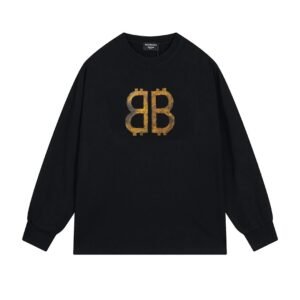 Balenciaga BB Print Black Sweatshirt
