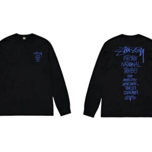 Stussy International Tribal Style Black Long-sleeve