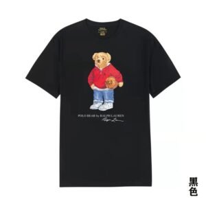 Ralph Lauren Bear Series Black T-shirt