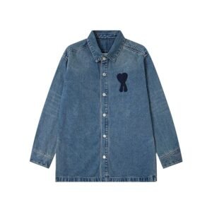 AMI Love Denim Shirt