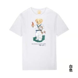 Ralph Lauren Teddy Bear Series White T-shirt