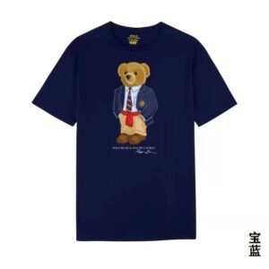 Ralph Lauren Teddy Bear Preppy Style Royal Blue T-shirt