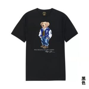 Ralph Lauren Teddy Bear Collection Black T-shirt