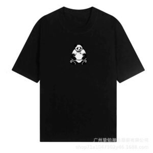 AMI Panda Trend Brand Black T-shirt