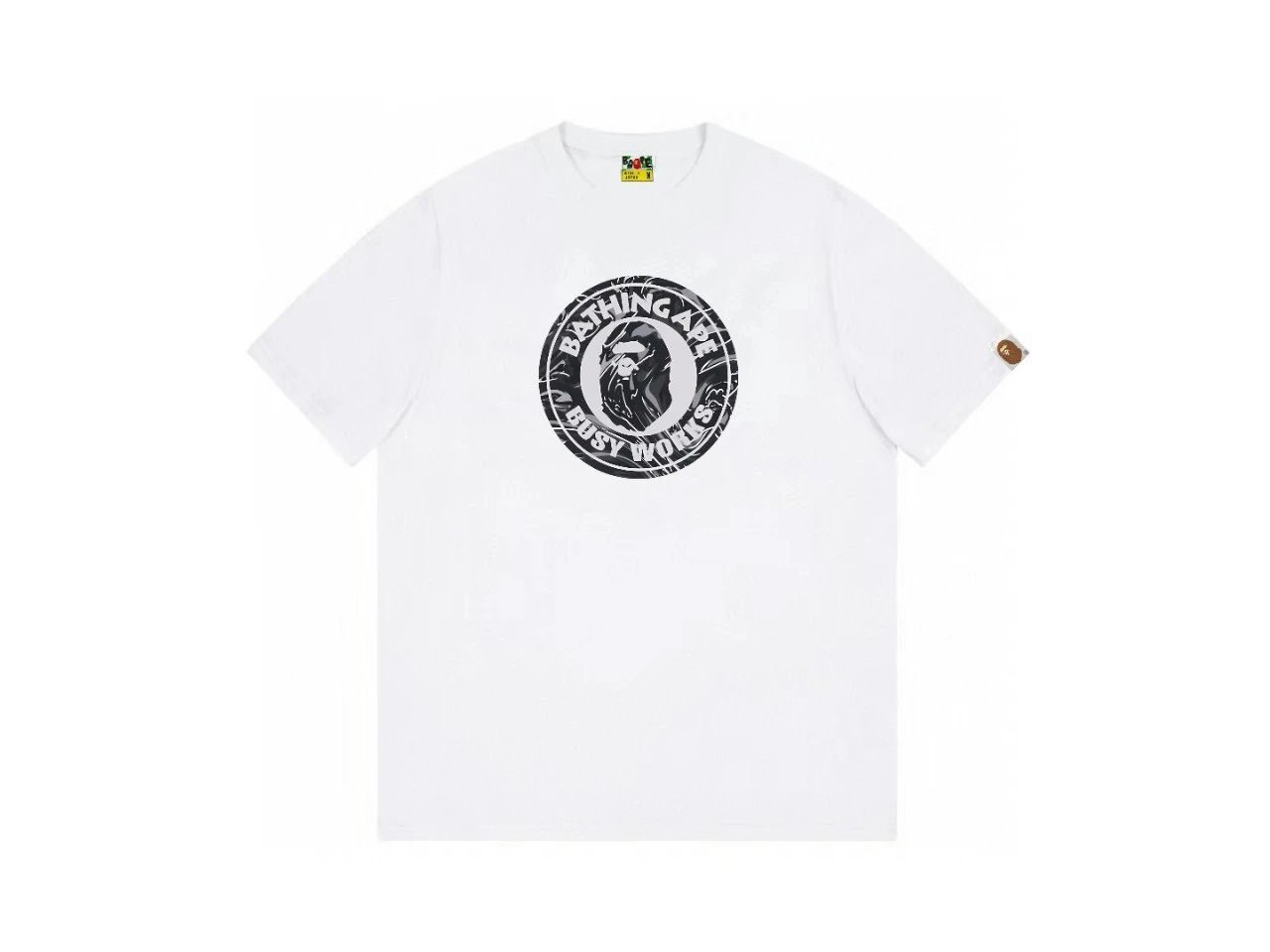 Bape classic retro style white T-shirt