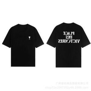 AMI letter-style short-sleeve T-shirt