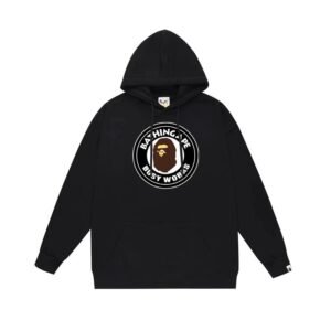 Bape Ape Head Trendy Cool Black Hoodie
