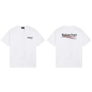 Balenciaga minimalist style white T-shirt