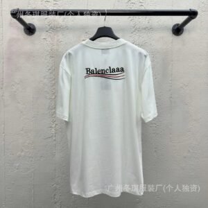 Balenciaga minimalist style white T-shirt