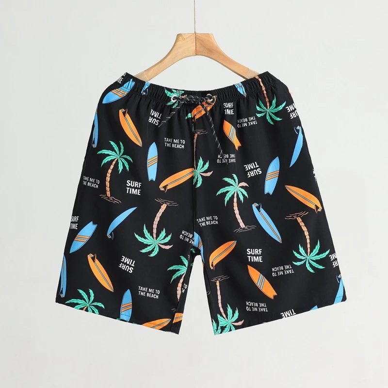 China Selected Black Shorts in Surf Style