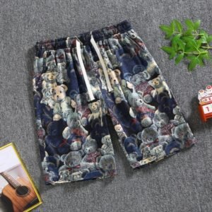 China Selected Bear Print Shorts