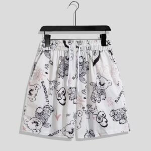 China Selected Bear Doodle Style Shorts