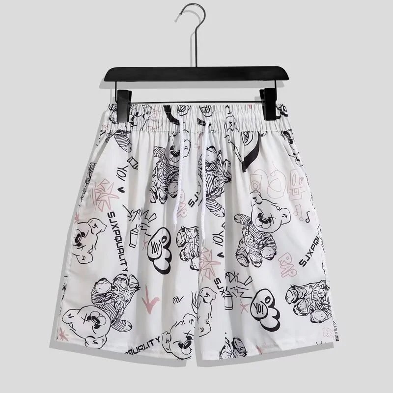 China Selected Bear Doodle Style Shorts