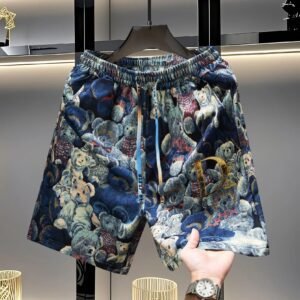 China Selected Bear Print Shorts