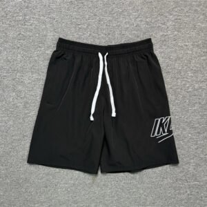 China Selected Simple Style Black Shorts