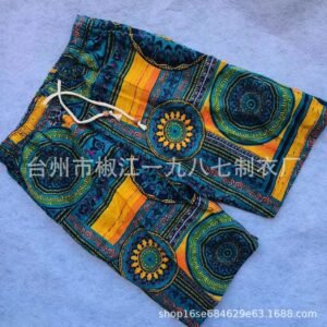 "China Selected Ethnic Style Colorful Shorts"