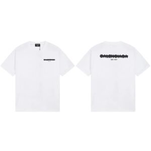 Balenciaga minimalist style white T-shirt