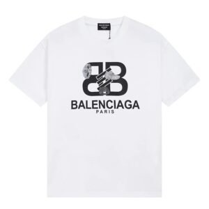 Balenciaga BB Series Simple White T-shirt