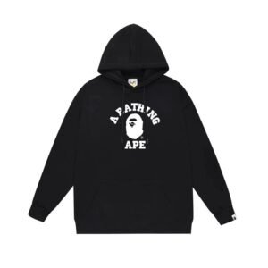 Bape Ape Head Simple Black Sweatshirt