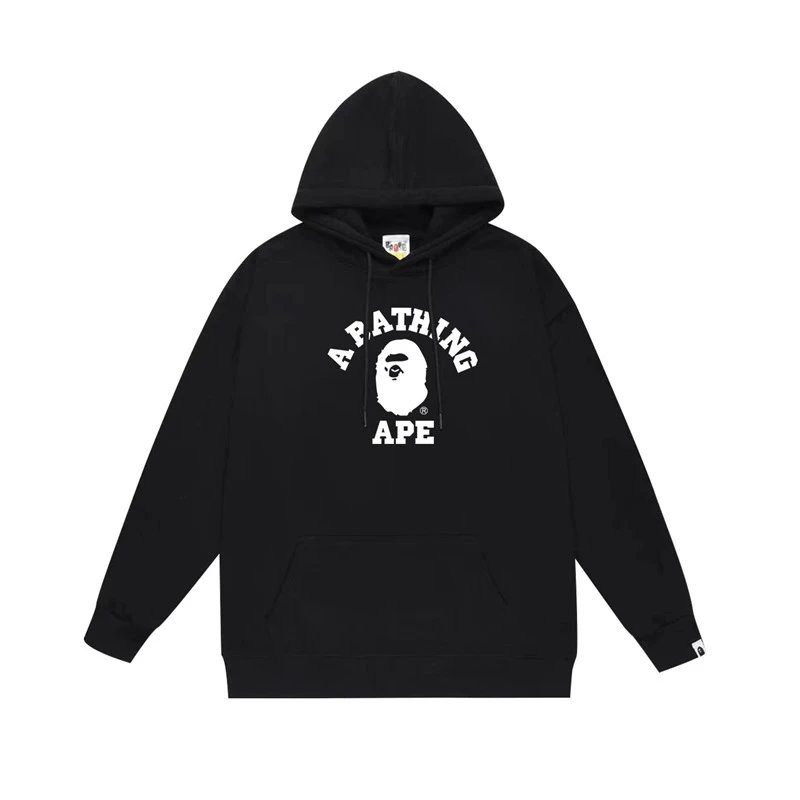 Bape Ape Head Simple Black Sweatshirt