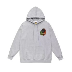 Bape Camouflage Ape Man Grey Hoodie