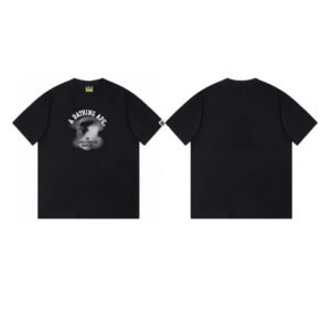 Bape Ape Head Minimalist Style Black T-shirt