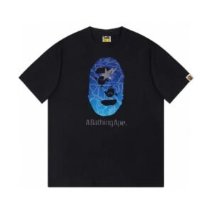 Bape Ape Head Trendy Cool Black T-shirt