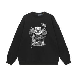 Ralph Lauren island-style black sweatshirt