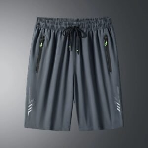 China Selected Casual Style Dark Grey Shorts