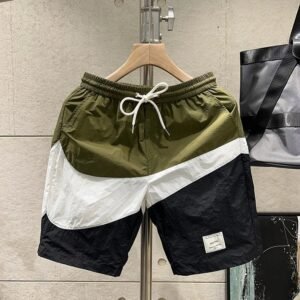 China Selected Color-blocking Casual Shorts
