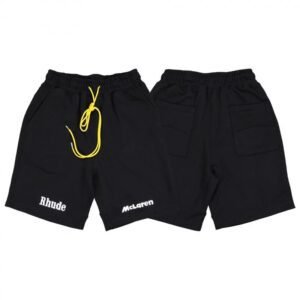 RHUDE Trendy and Cool Style Black Shorts