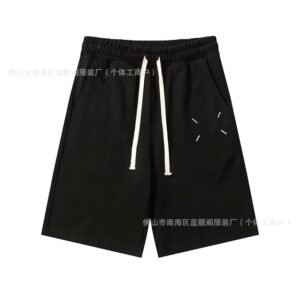 Maison Margiela minimalist style black shorts