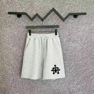 Chrome Hearts Cross Casual Style Grey Shorts
