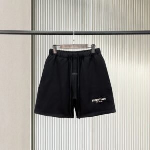 ESSENTIALS casual style black shorts