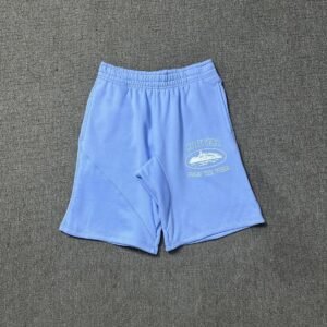 Corteiz Nautical Style Light Blue Shorts