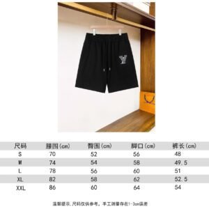 Louis Vuitton casual style black shorts