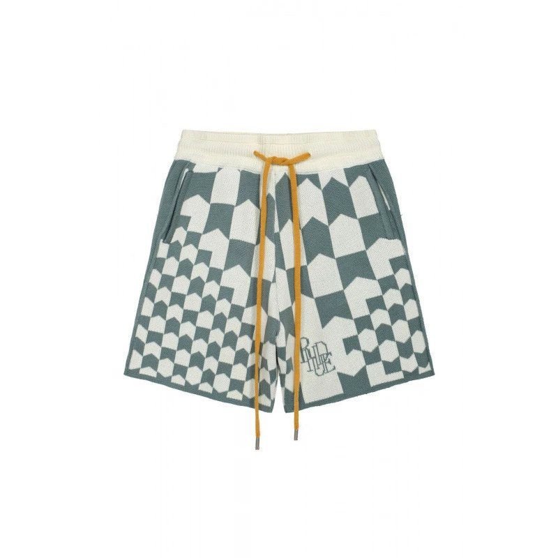 RHUDE Checkered Casual Shorts