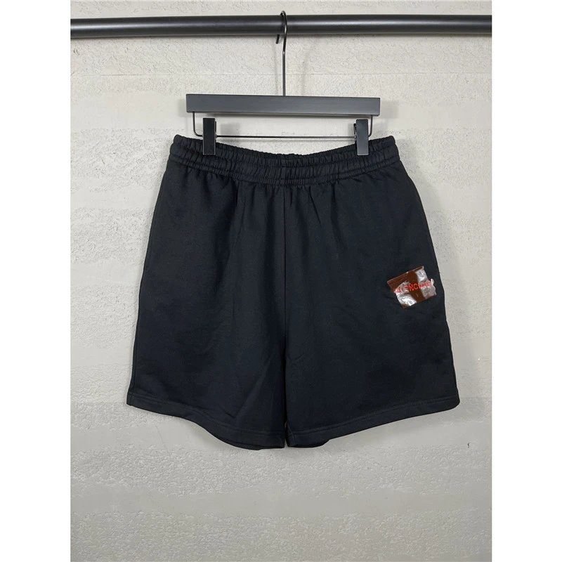 Balenciaga minimalist black shorts