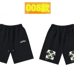 Off-White Style 008 Trendy Black Shorts