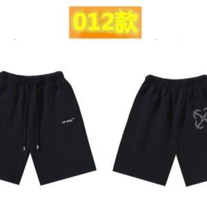 Off-White trendy and cool style black shorts