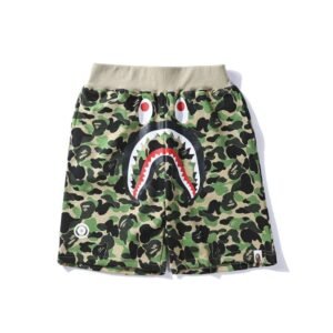 Bape camouflage shark-style shorts