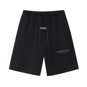 ESSENTIALS minimalist style black shorts