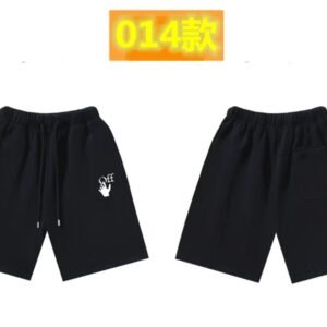 Off-White trendy and cool style black shorts