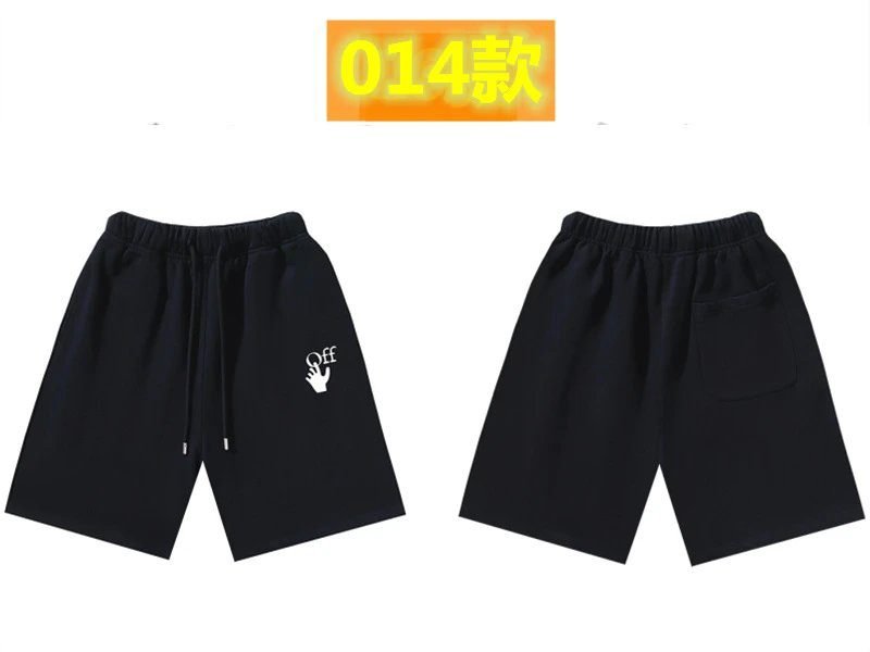 Off-White trendy and cool style black shorts