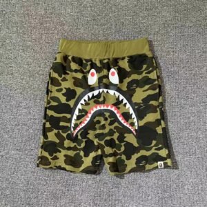 Bape camouflage shark-style shorts